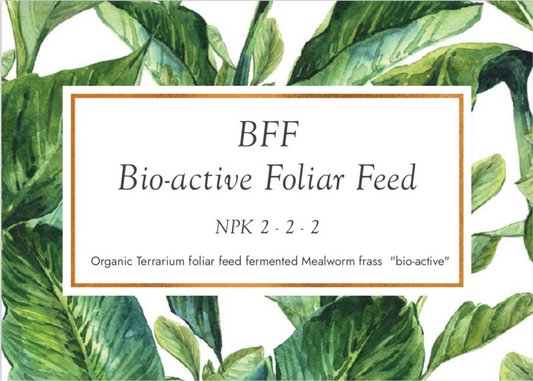 1 Litre Organic Bio-active Foliar Feed a Terrarium's BFF NPK 2 - 2 - 2 cyanobacteria and Nostoc.